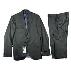 Ted Baker Roger CT Extra Slim Wool 2-Piece Suit Grey Size US 38 R | 32 W